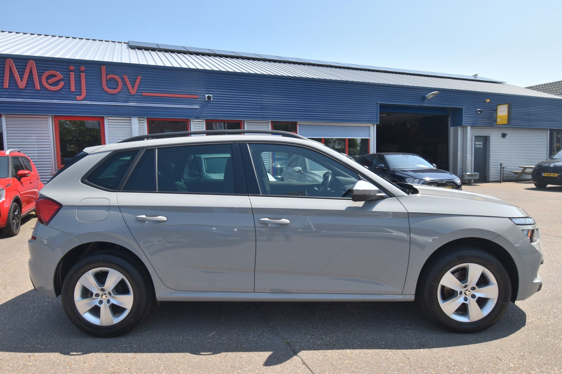 Skoda Kamiq 1.0 TSI Sport Business , EL TREKHAAK , CLIMATR ,, Stof, Gebruikt, 49 €/maand, Origineel Nederlands