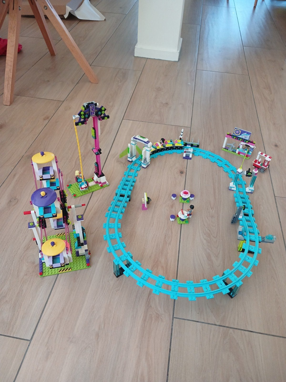 Lego Friends 41130 Pretpark Achtbaan (mist blokjes), Ophalen of Verzenden, Gebruikt