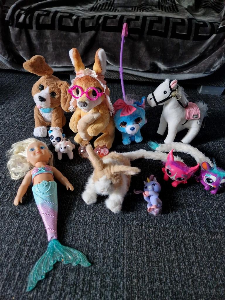 FurReal Friends en andere interactieve knuffels/speelgoed, Gebruikt, Overige merken, Middelgroot (20 tot 80 cm), Meerkleurig
