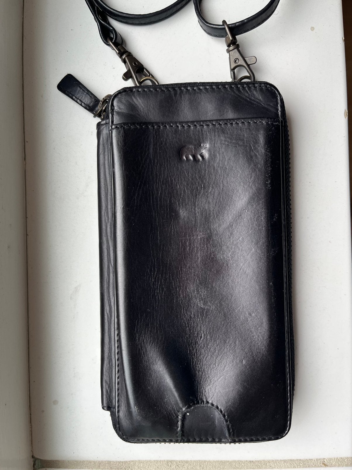 Telefoontasje Bear Design zwart, Ophalen of Verzenden, Nieuw, Zwart, Schoudertasje