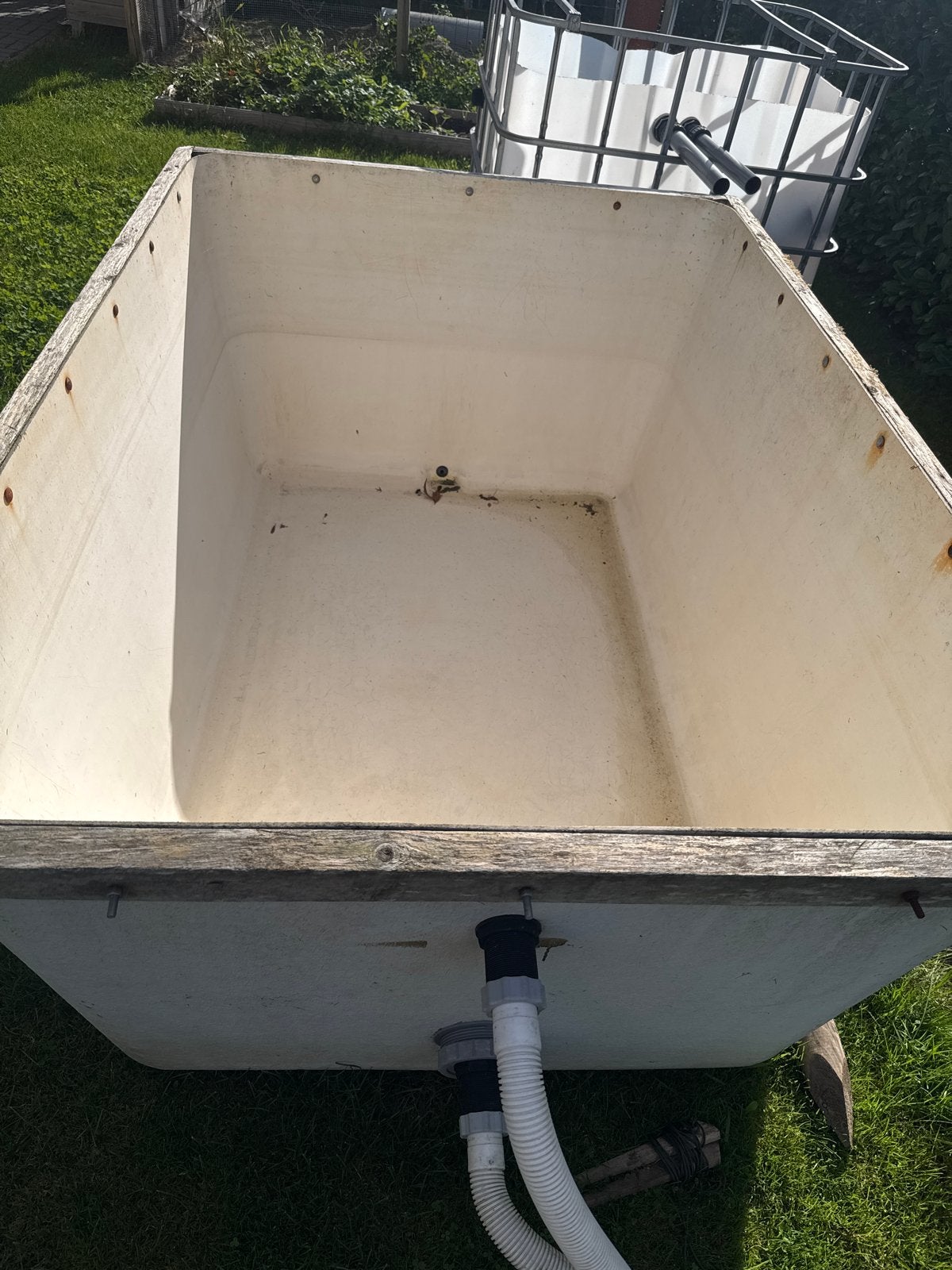 Bouwproject Hottub met Externe Kachel, Tuin en Terras, Ophalen, Gebruikt, Vast