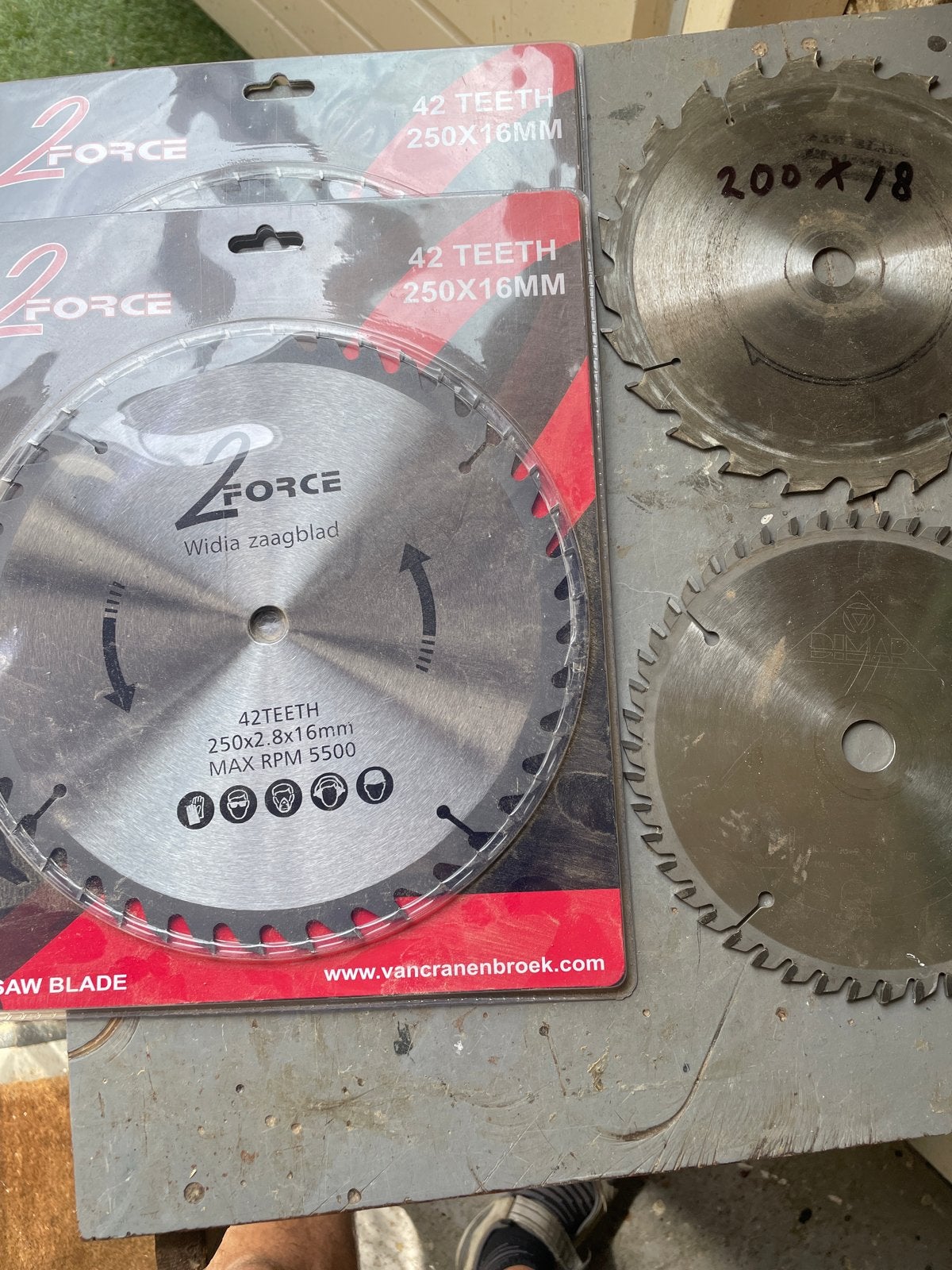 Z-Force Widia Zaagbladen 250x16mm 42 Tanden, Ophalen, Nieuw, Cirkelzaag