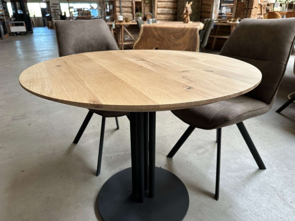 Horeca tafelblad | Facet / Verjongd | Massief Eiken, Niet ingevuld, Tafelpoot, 50 tot 100 cm, Verzenden