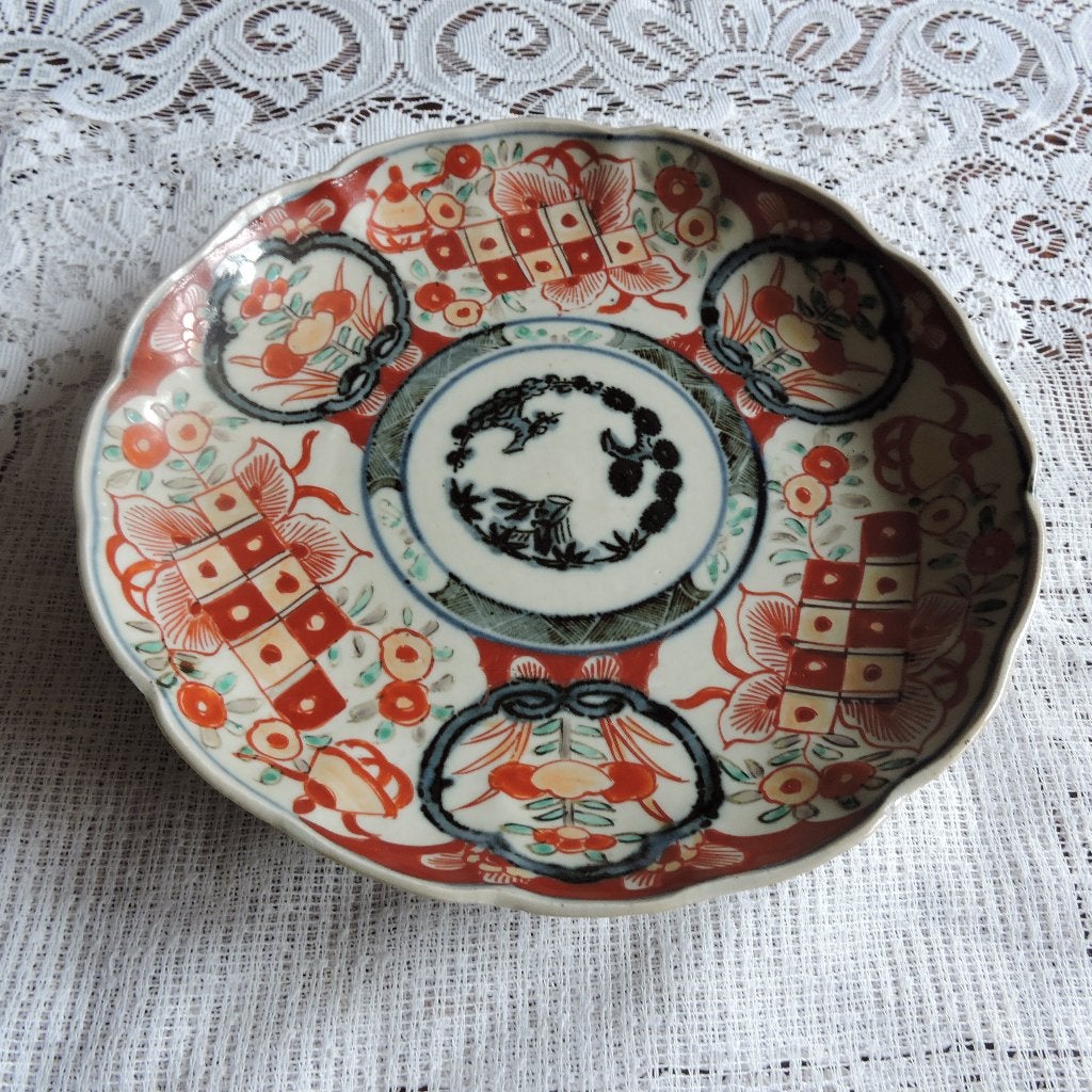 Antiek Imari bord Japan, Ophalen of Verzenden