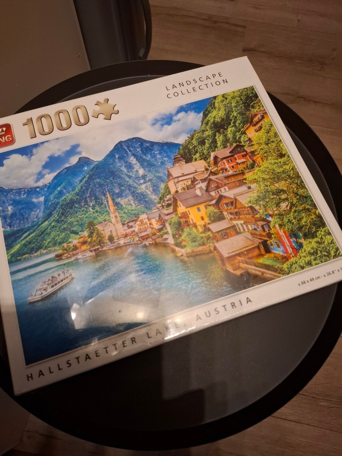 Legpuzzel 1000 stukjes Hallstaetter Lake, Oostenrijk, Ophalen of Verzenden, Meer dan 50 stukjes, Nieuw, 6 jaar of ouder