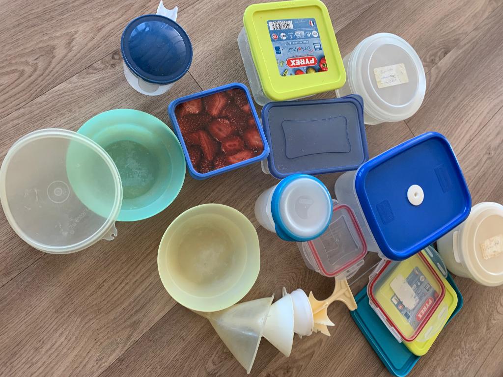 Gratis gebruikte plastic bakjes, Ophalen, Gebruikt, Kunststof