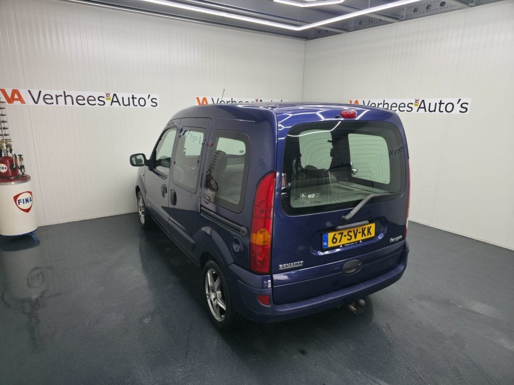 Renault Kangoo 1.6-16V Privilège (bj 2006), Auto's, 13 km/l, Stof, Gebruikt, Blauw