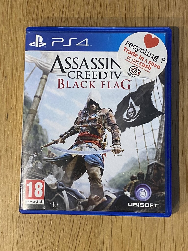 Assassin's Creed IV Black Flag PS4, Gebruikt, Vanaf 18 jaar, 1 speler, Eén computer