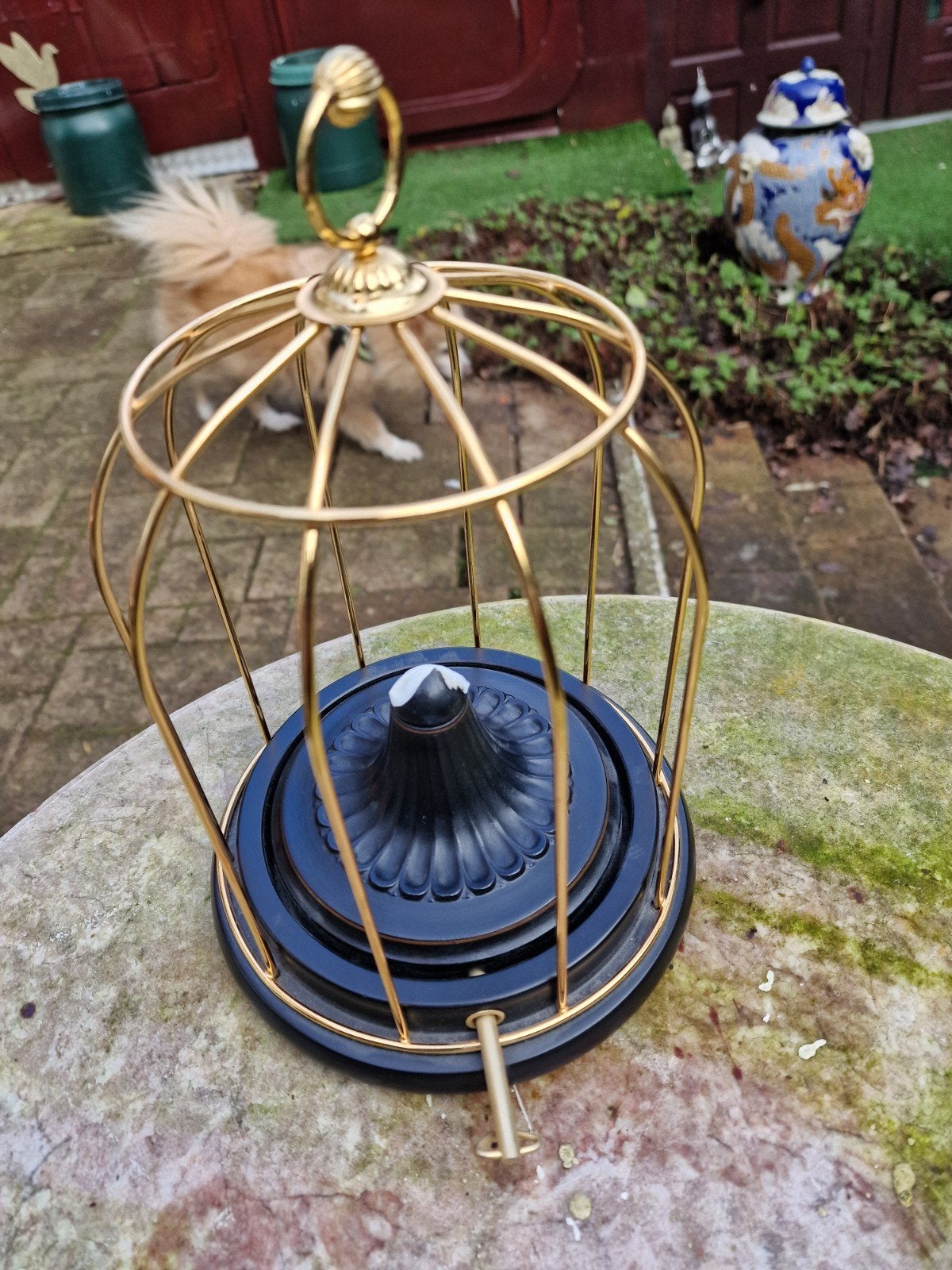 Franklin Mint Birds of Love Muziekdoos Porselein 1987, Ophalen of Verzenden, Zo goed als nieuw, Dier