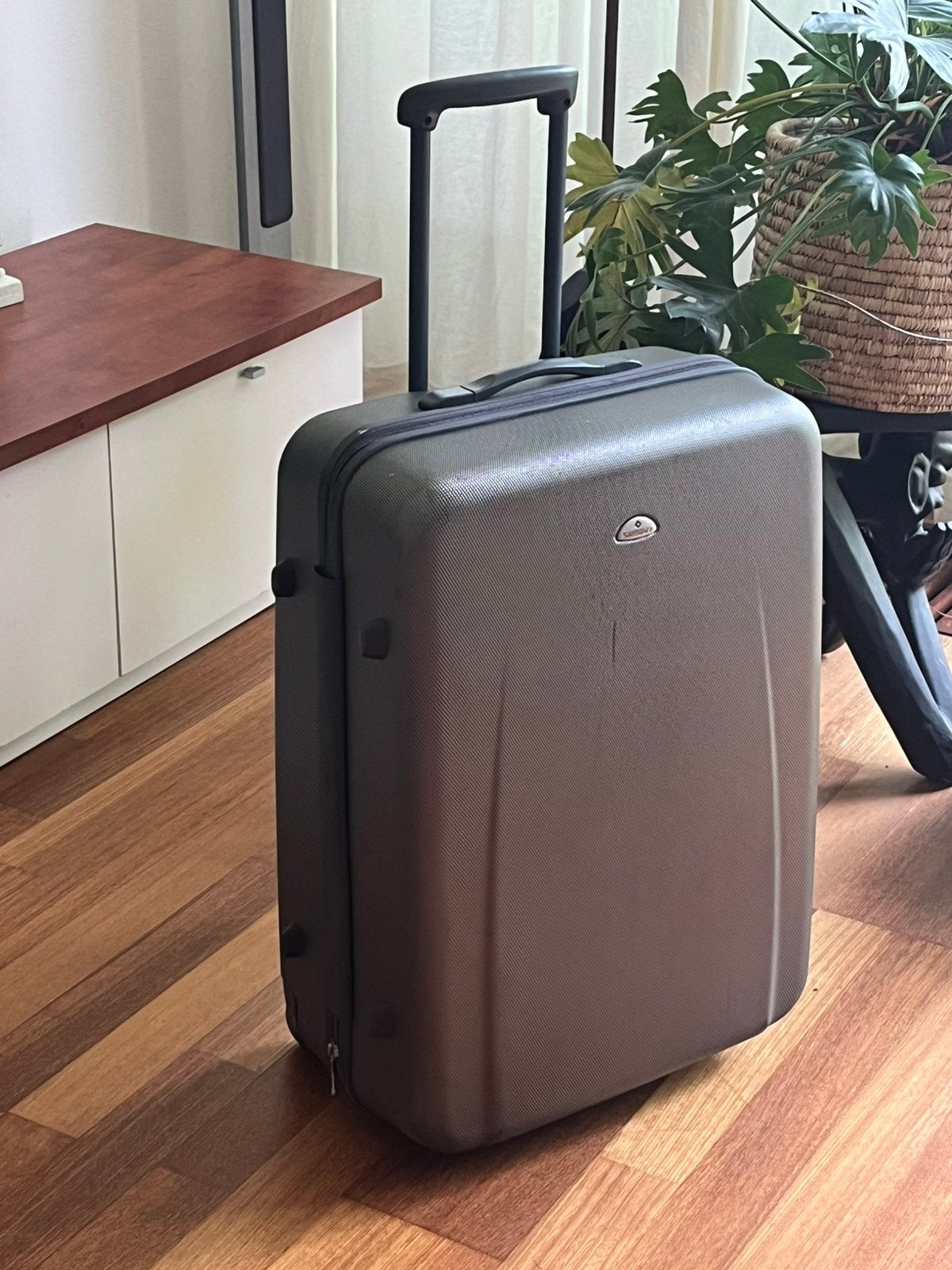 Grote Samsonite Koffer 75x50x25 cm met slot en trekstang, Gebruikt, Hard kunststof, 45 tot 55 cm, 70 cm of meer