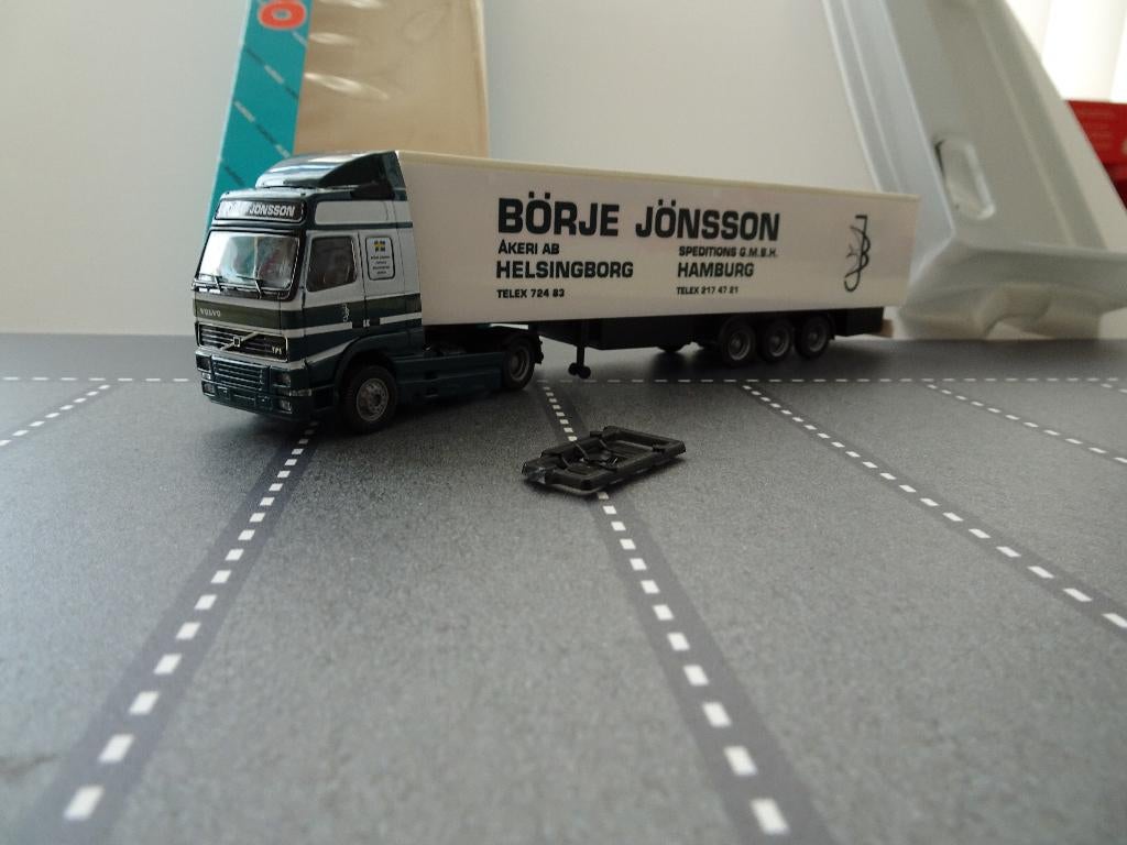 541 albedo herpa borje jonsson volvo fh 1:87 truck trein, Ophalen of Verzenden, Zo goed als nieuw, Bus of Vrachtwagen, Herpa