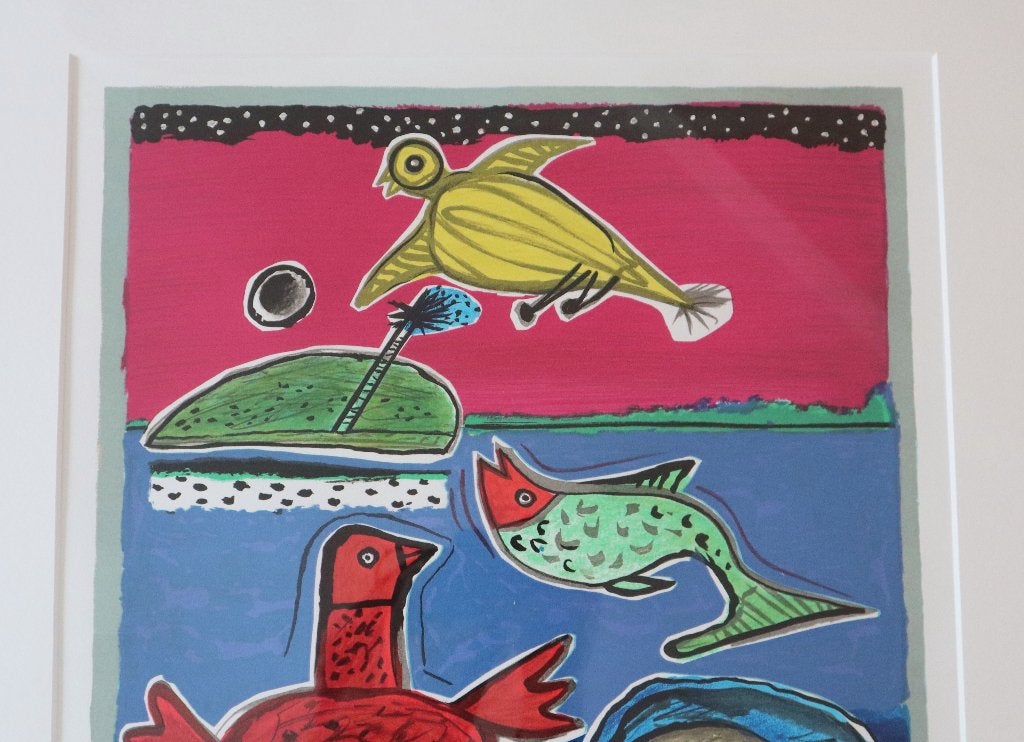 Corneille (1922-2010), Litho 2001, Origineel, Ophalen, Lithografie