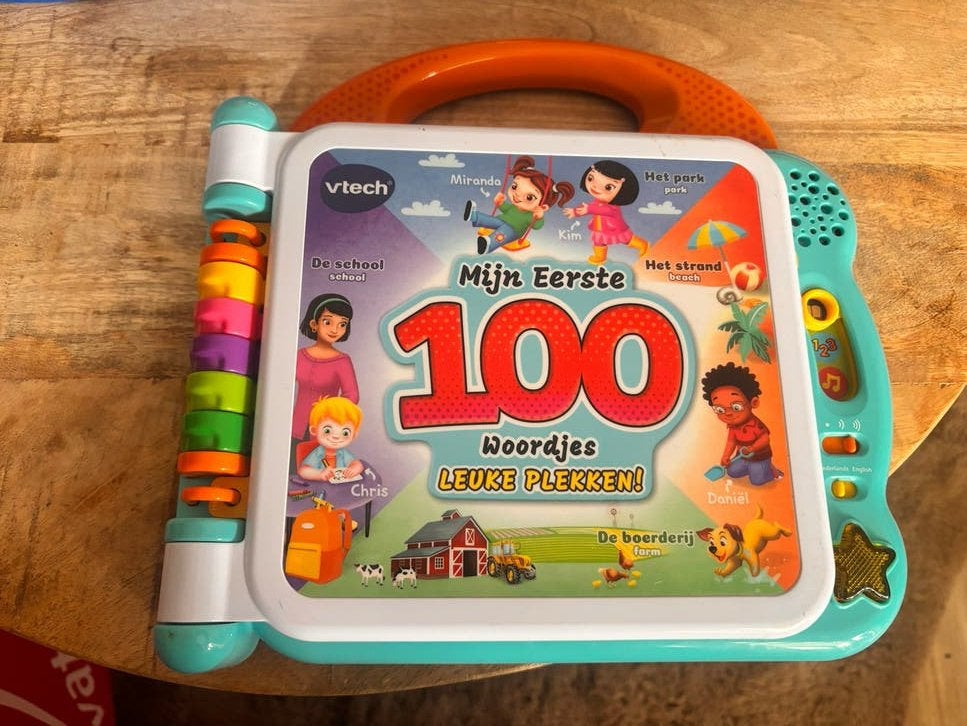 VTech Mijn Eerste 100 Woordjes (leuke plekken), Ophalen of Verzenden, Zo goed als nieuw, Overige typen, Met licht
