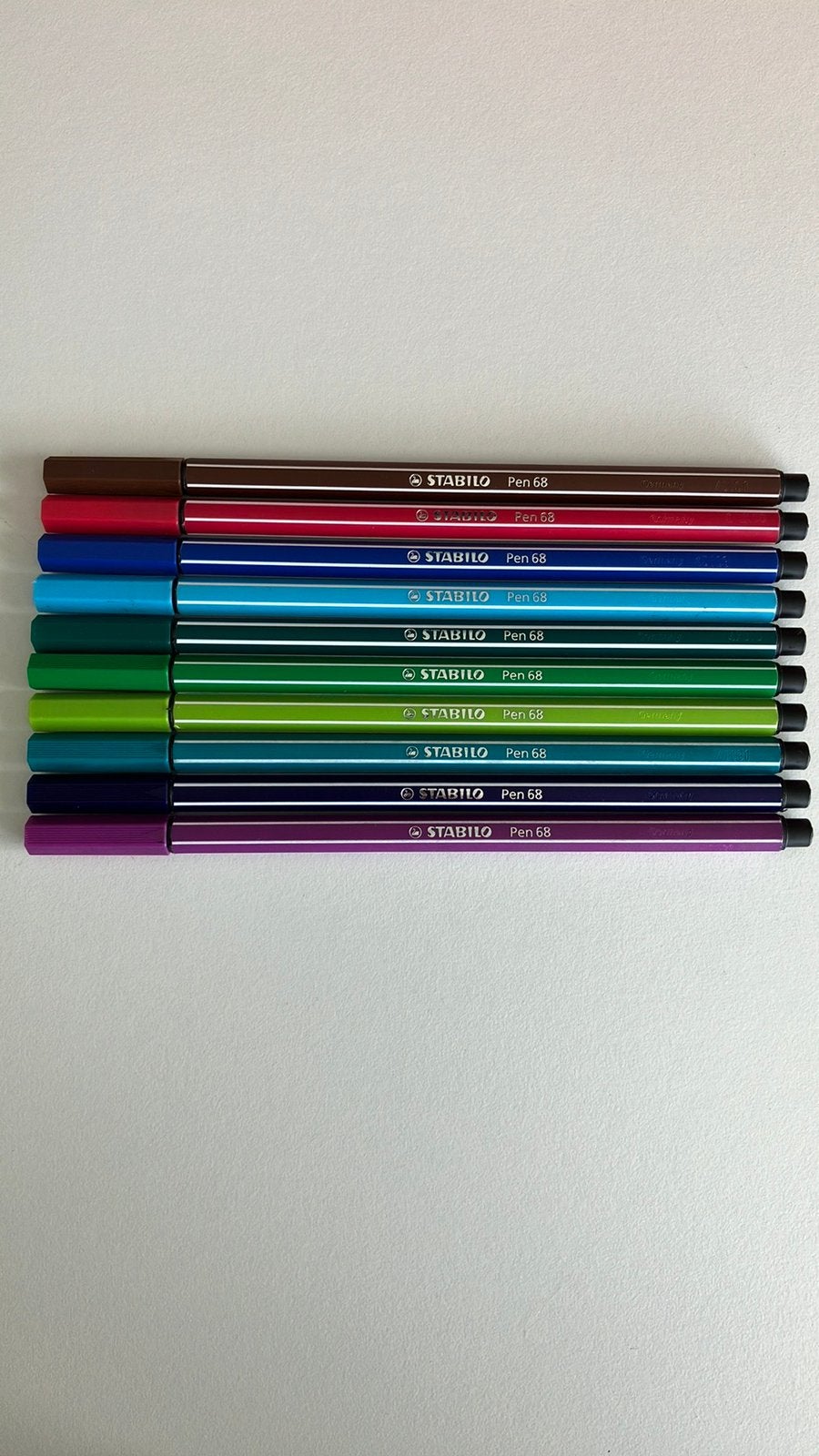 Stabilo stiften 68 div kleuren 10 stuks, Ophalen of Verzenden, Zo goed als nieuw, Potlood of Stift