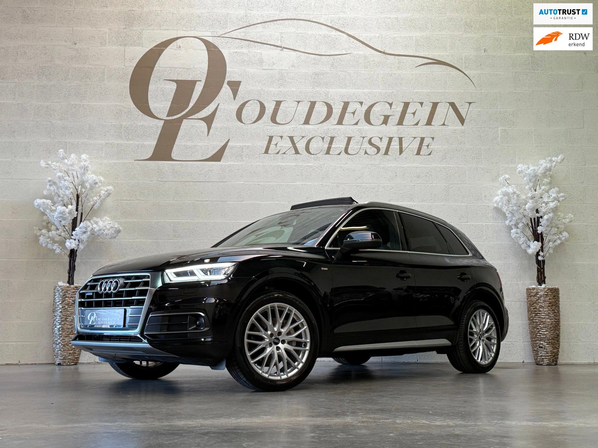 Audi Q5 2.0 TFSI Quattro Sport / Trekhaak / Luchtvering / Ca, Auto's, Automaat, Dealer onderhouden, Gebruikt, Zwart