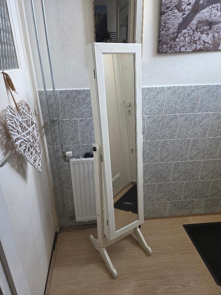 Spiegel te koop, Ophalen, Gebruikt, Rechthoekig, Minder dan 100 cm