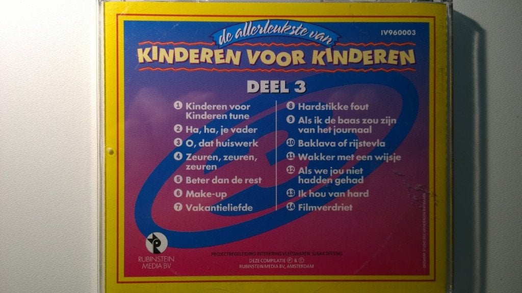 Kinderen voor Kinderen - De Allerleukste Deel 3, Cd's en Dvd's, 6 tot 9 jaar, Ophalen of Verzenden, Zo goed als nieuw, Muziek