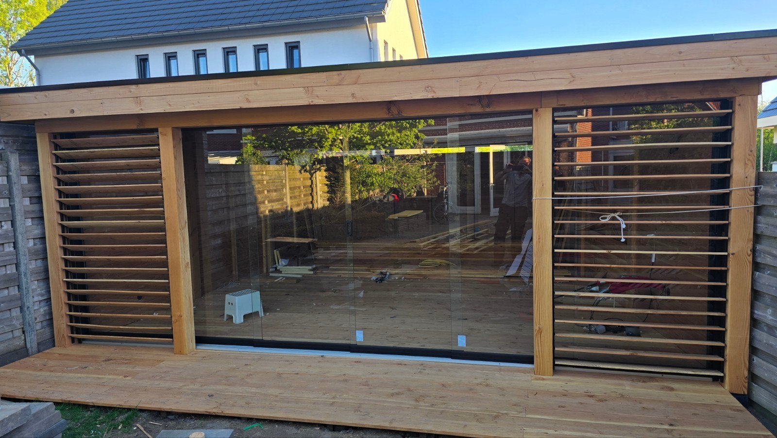 glazen schuifwand, Tuin en Terras, Ophalen, Nieuw, Overige typen