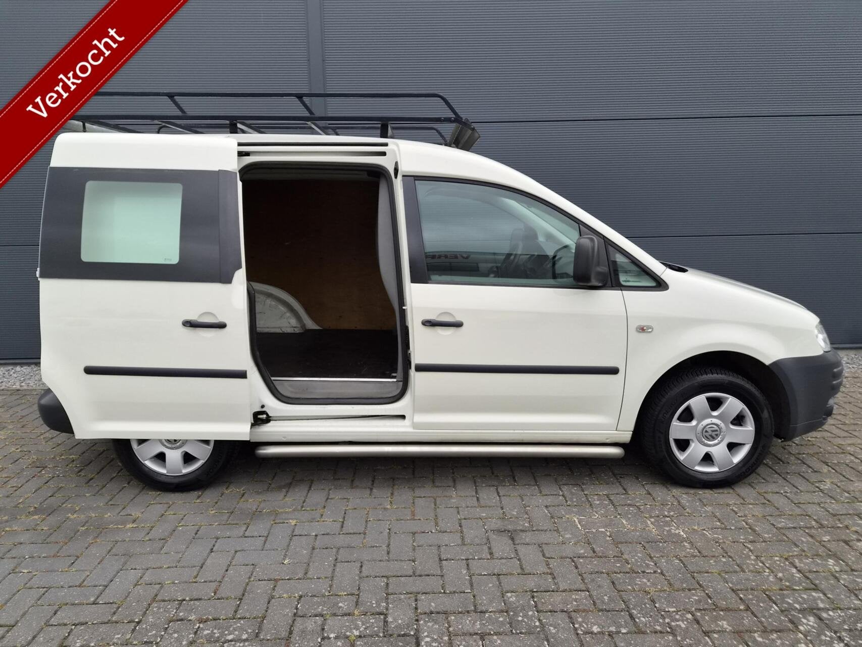 Volkswagen Caddy 1.9 TDI 1e eig NAP Airco Trekhaak Imperiaal, Auto's, Euro 5, Gebruikt, 4 cilinders, Volkswagen