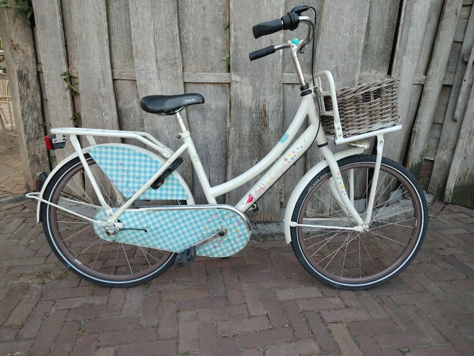 Lief! Cortina meisjesfiets 24 inch met mand en versnellingen, Fietsen en Brommers, Fietsen | Meisjes, Ophalen, Terugtraprem, Versnellingen