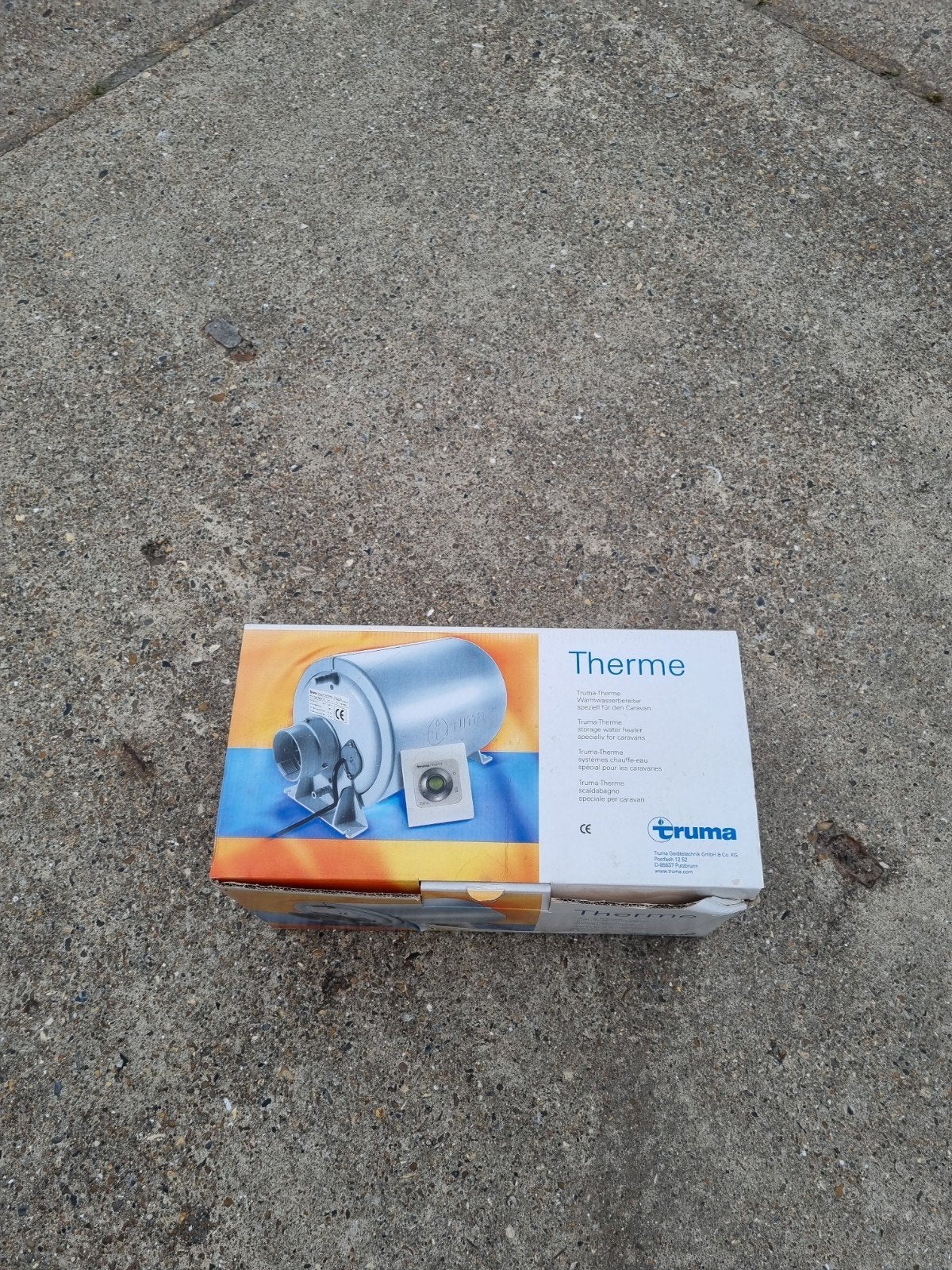 boiler nooit gebruikt in doos met schakelaar, aftapkraan, Caravans en Kamperen, Ophalen, Nieuw