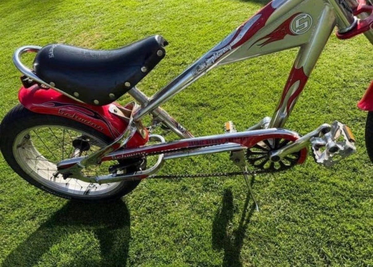 Unieke Schwinn Sting-Ray Chopper Fiets 6-11 jr, Staal, Ophalen of Verzenden, Zo goed als nieuw, Minder dan 47 cm