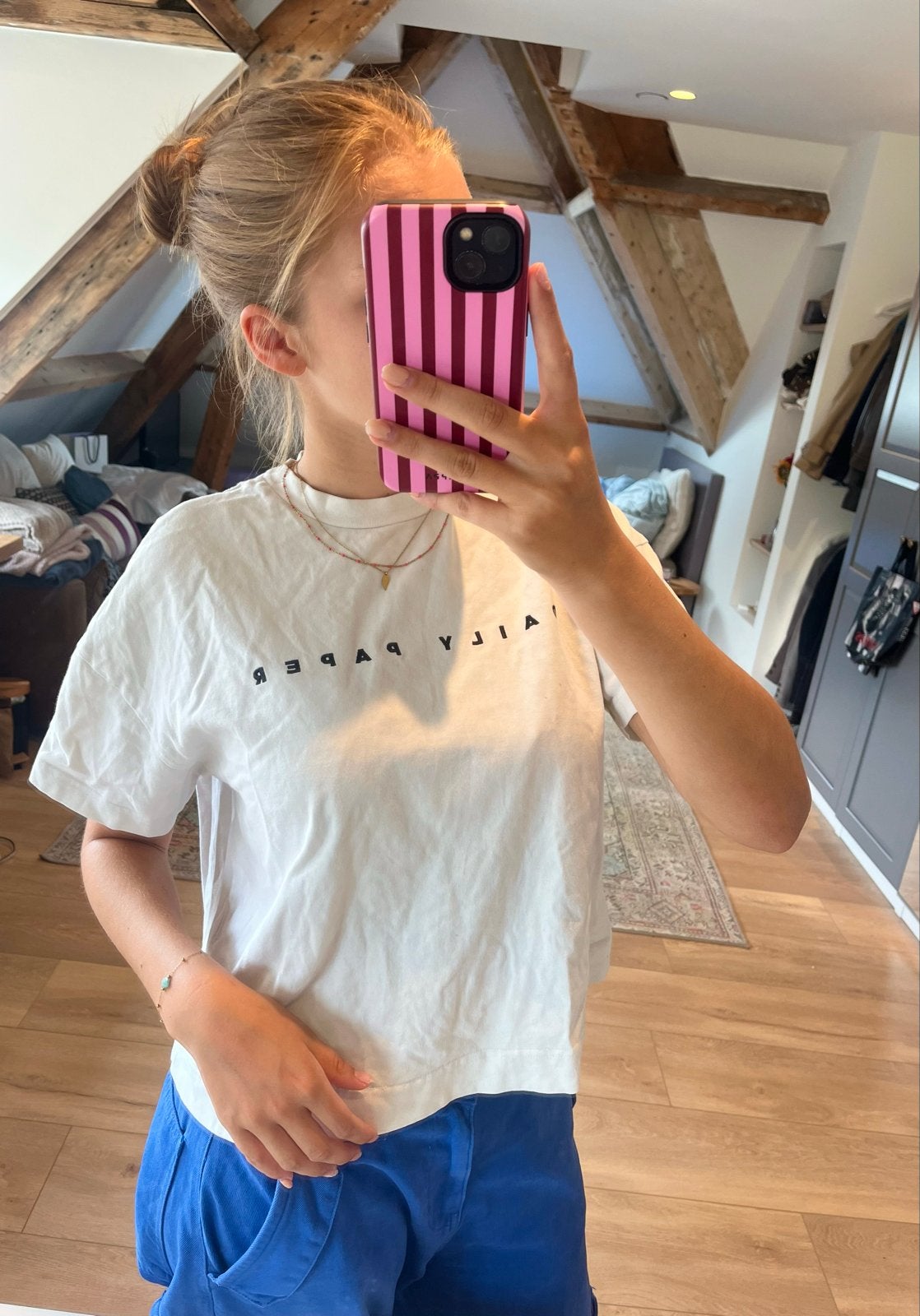 Daily Paper T-shirt wit maat S, Wit, Ophalen of Verzenden, Korte mouw, Maat 36 (S)