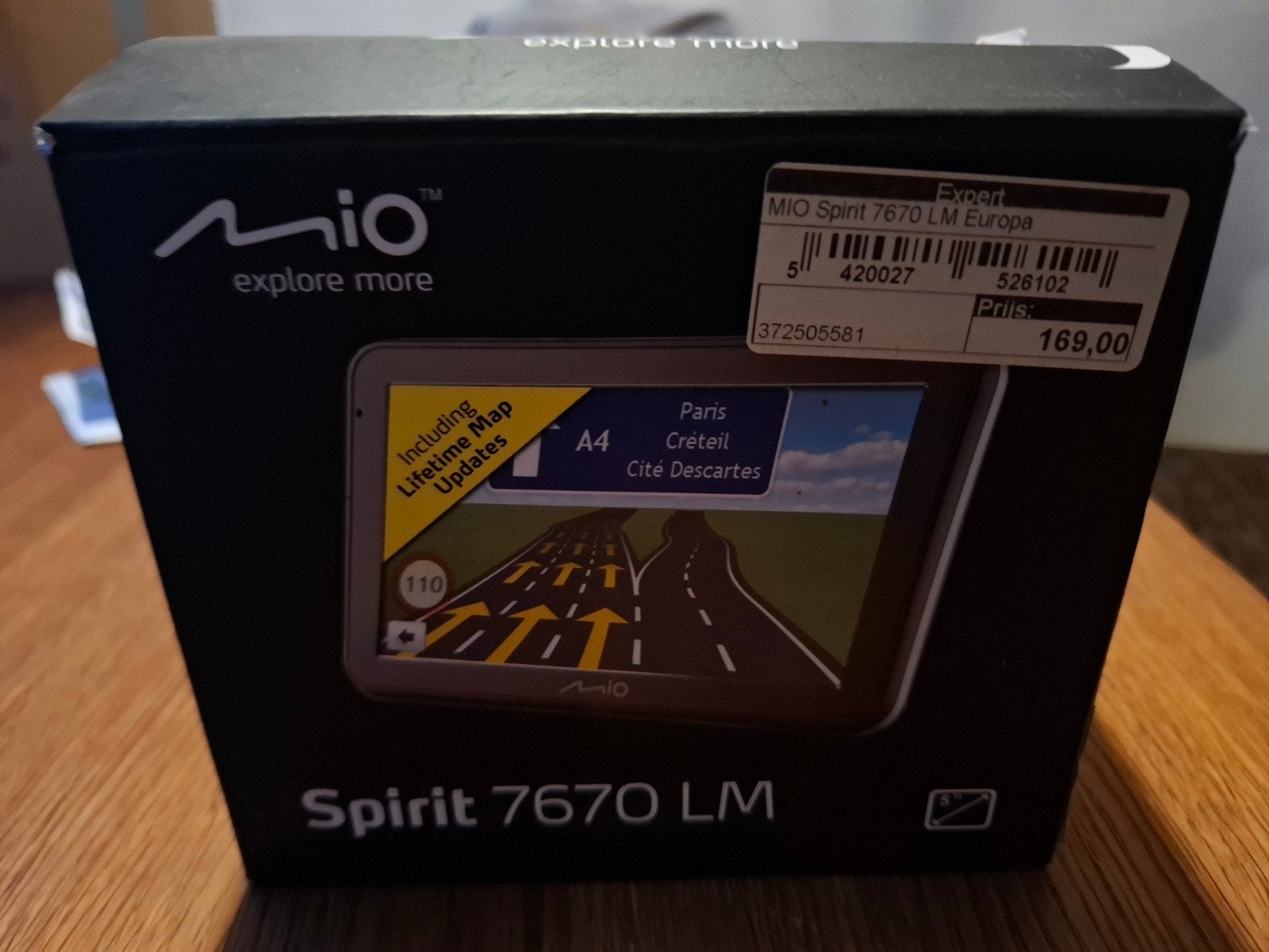 Mio Spirit 7670 LM Navigatiesysteem met Lifetime Map Updates, Ophalen of Verzenden, Gebruikt