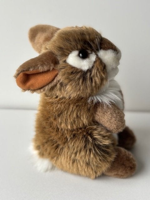 Uni Toys haas konijn knuffel, Verzenden, Zo goed als nieuw, Konijn