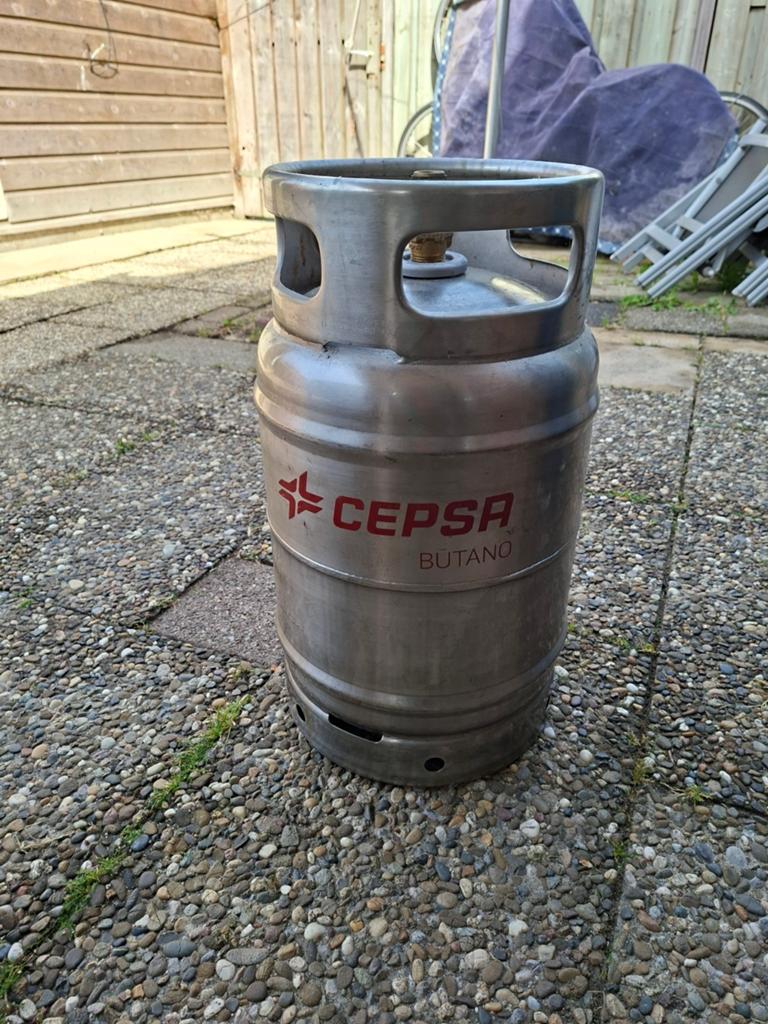 Cepsa spaans butaan gasfles nieuw nooit gebruikt, Ophalen