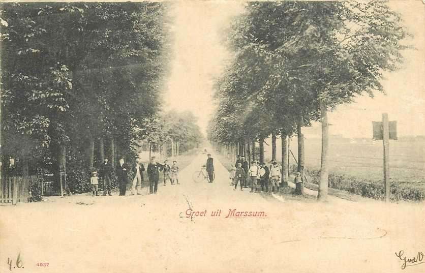 380-815-035 Marssum, Verzenden, Voor 1920, Friesland