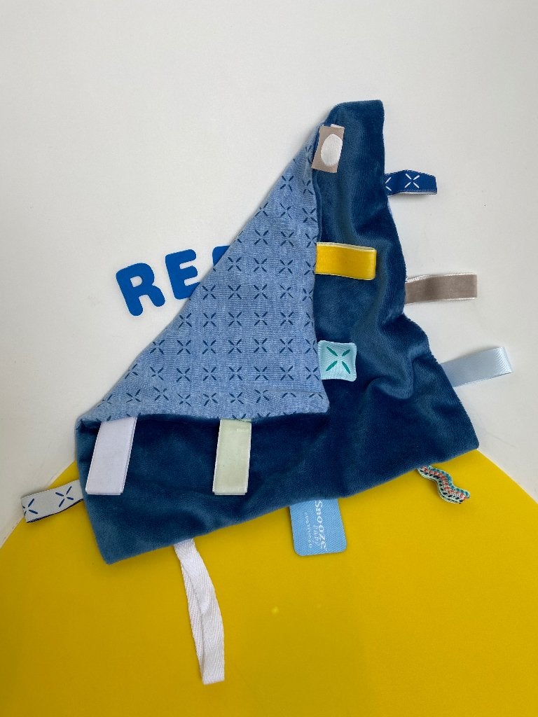K4022 snoozebaby snooze baby doek doekje blauw, Ophalen of Verzenden, Zo goed als nieuw, Overige typen