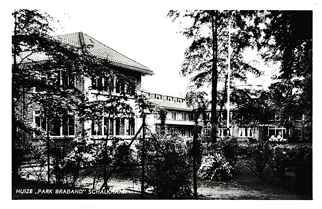 969379	Schalkhaar	Park	Braband	jr 60 70	Niet gelopen, Verzamelen, Ophalen of Verzenden, 1940 tot 1960, Gelopen, Overijssel