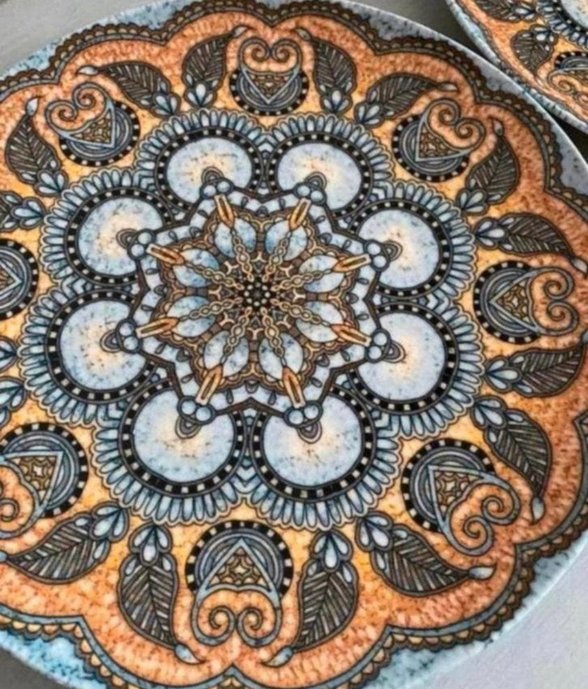 Arthur Krupp Porseleinen Borden - Mandala B Design, Ophalen