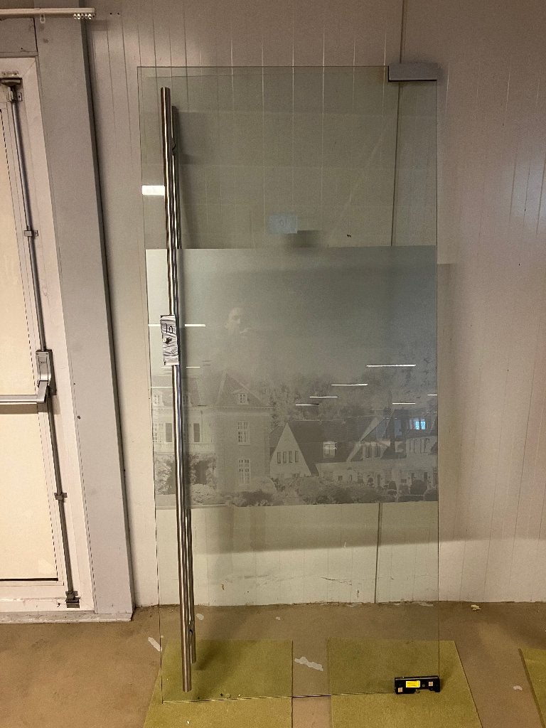 Glazen wanden paneel glas deuren ( 367 ), Ophalen, Gebruikt, 160 cm of meer, Glasplaat