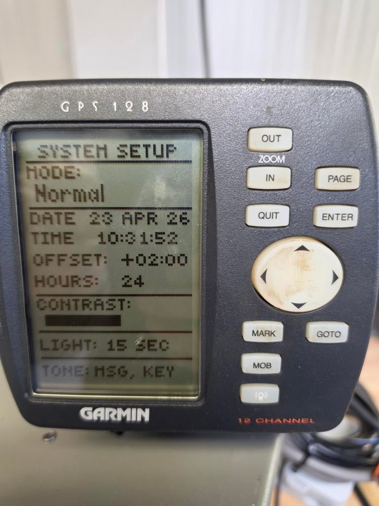 Garmin GPS 128 - Betrouwbare GPS-ontvanger voor navigatie, Ophalen of Verzenden, Gebruikt