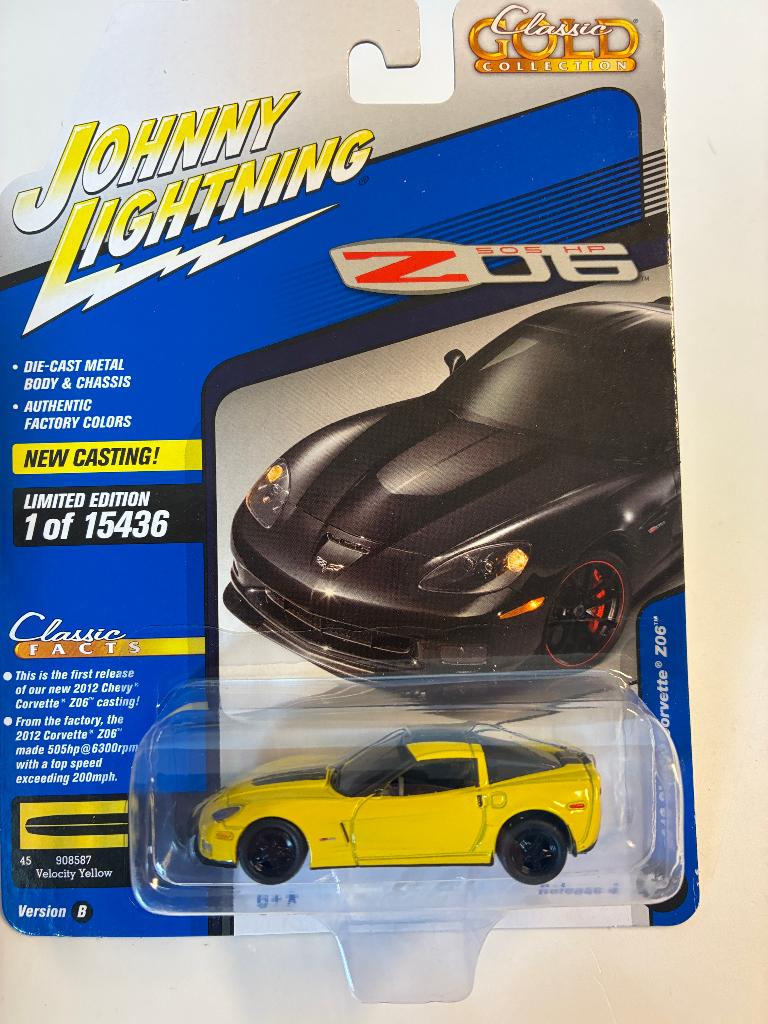 89420: Chevrolet Corvette Z06 - 2012 - Johnny Lightning 1:64, Auto, Nieuw, Ophalen of Verzenden, Bachsatztstr. 54 D 72131 Ofterdingen, Germany