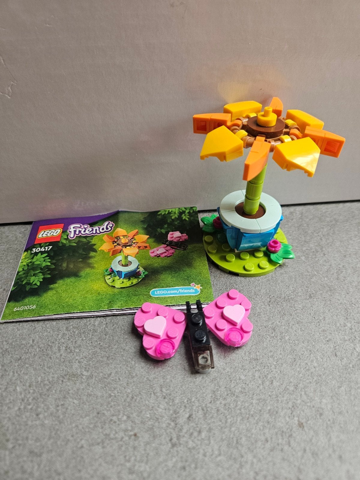 Lego Friends 30417 Bloemen en Vlinder set, Gebruikt, Lego, Ophalen of Verzenden, Complete set