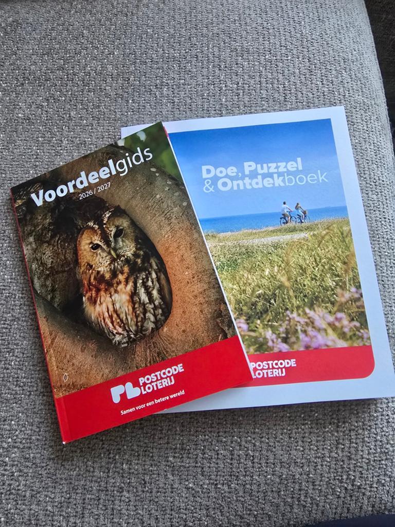 Te koop postcodeloterij voordeelgids 2026/2027., Tickets en Kaartjes