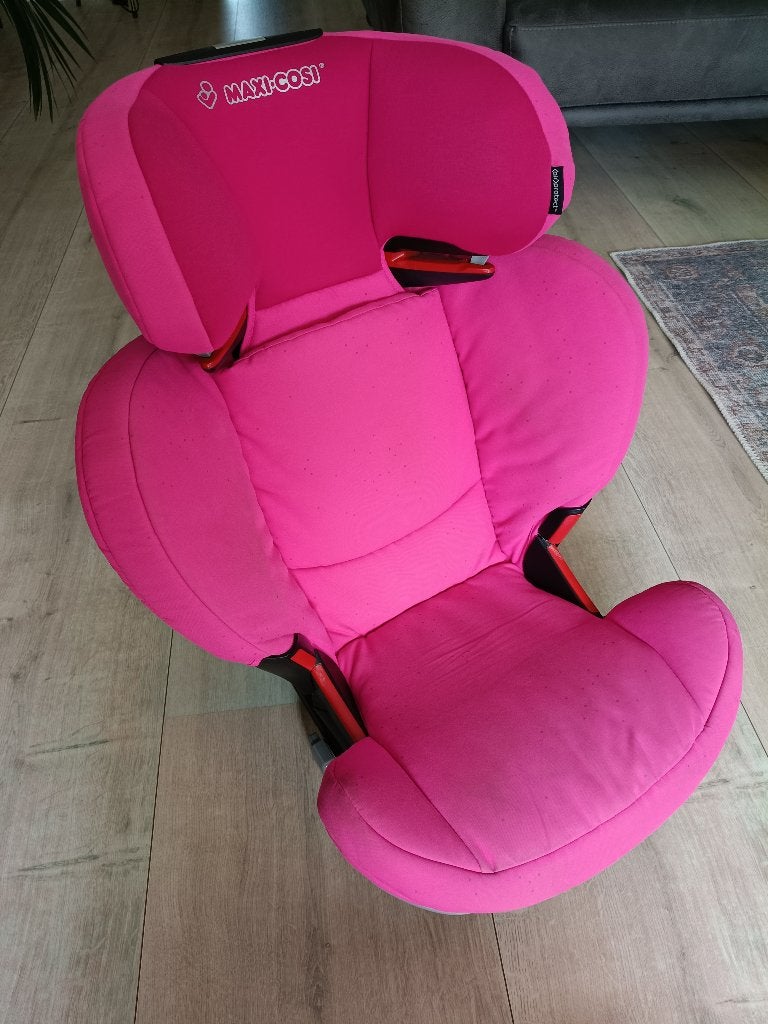 Maxi-Cosi RodiFix Berry Pink, Ophalen, Gebruikt, 15 t/m 36 kg, Verstelbare rugleuning