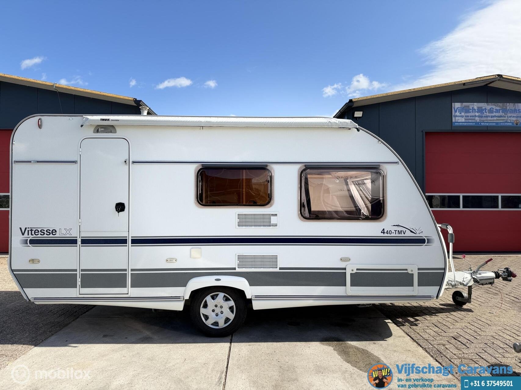 Beyerland Vitesse LX 440 TMV incl voortent, zakluifel, Schokbreker, Bedrijf, 750 - 1000 kg, 6 tot 7 meter