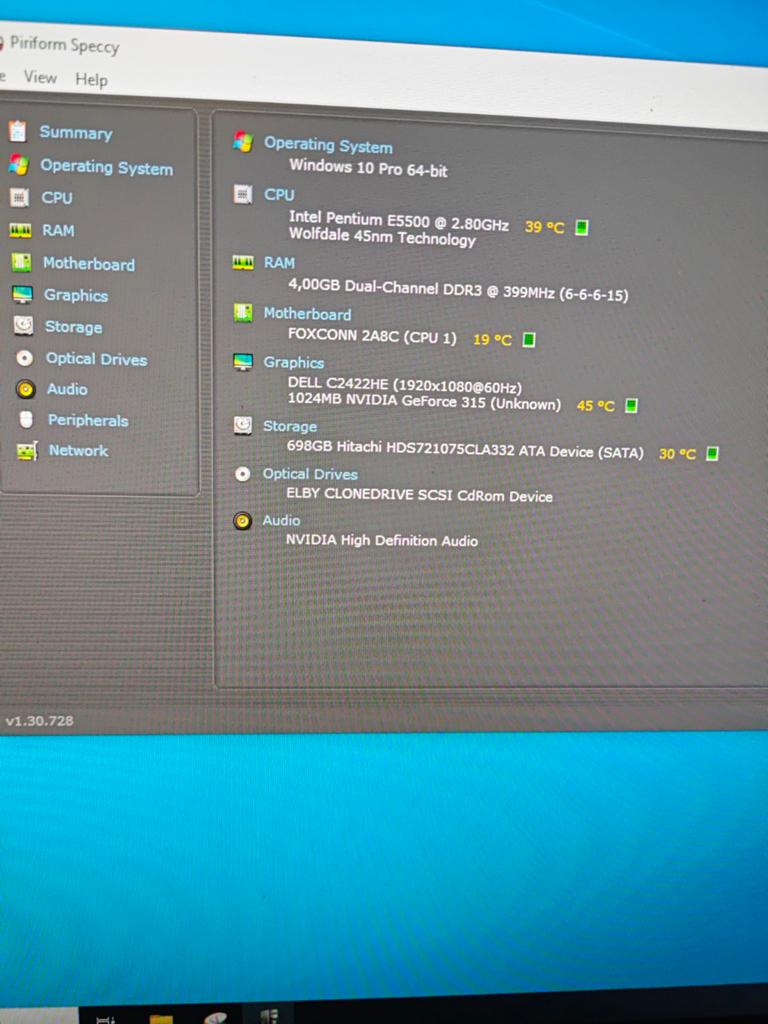 HP desktop G5220nl - Windows 10 Pro, 700GB HDD, Ophalen of Verzenden, Gebruikt