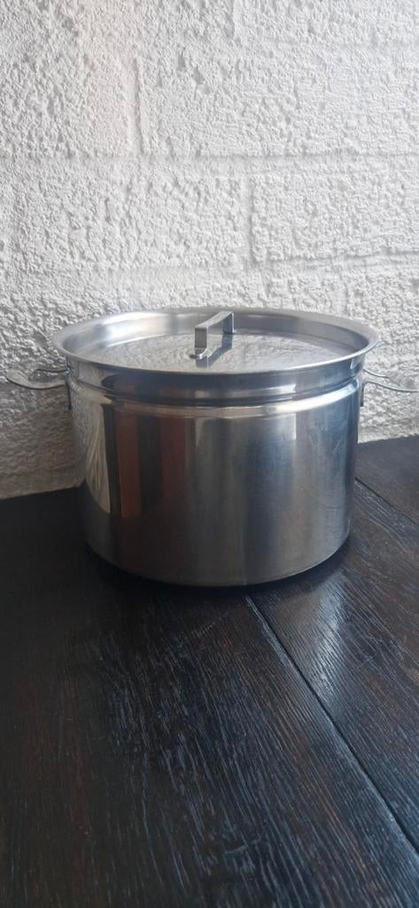 Roestvrijstalen pan 5 liter, Ophalen of Verzenden, Gebruikt, Rvs