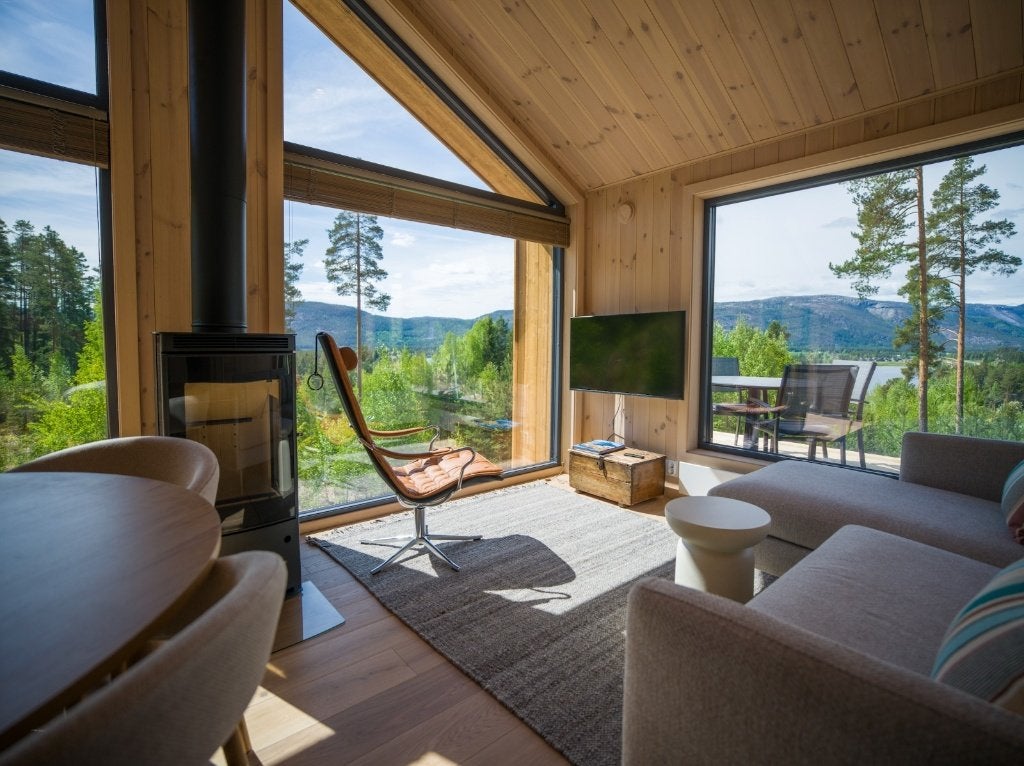 Houten vakantiehuis te huur in Noorwegen (2-5p), Vakantie, 5 personen, Open haard, In wintersportgebied, 2 slaapkamers