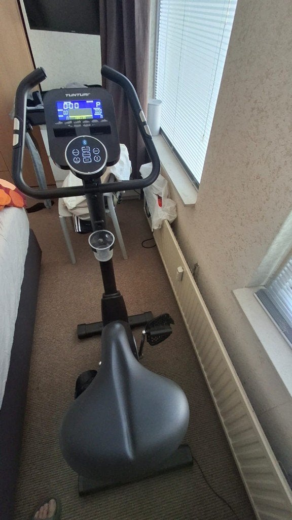 Hometrainer Tunturi FitCycle 50i, Sport en Fitness, Ophalen, Gebruikt, Metaal, Hometrainer