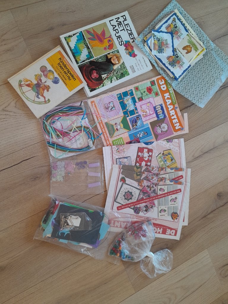 knutsel spul, Ophalen, Gebruikt, Knutselwerk