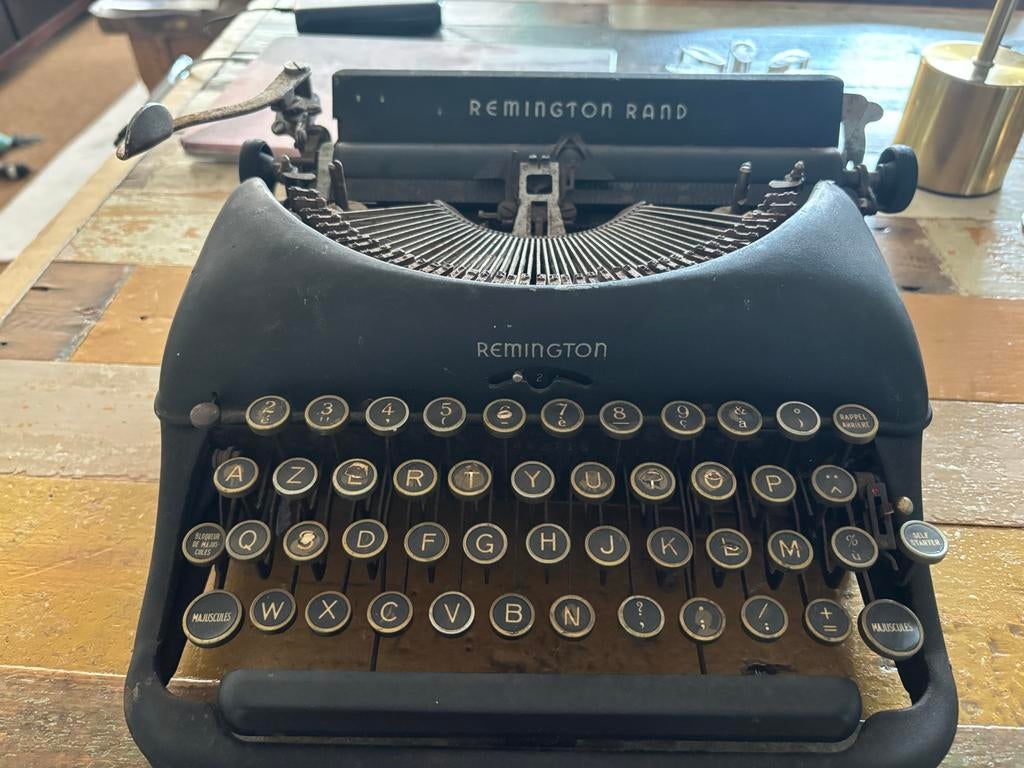 Vintage Remington Rand typemachine., Diversen, Typemachines, Ophalen of Verzenden, Gebruikt