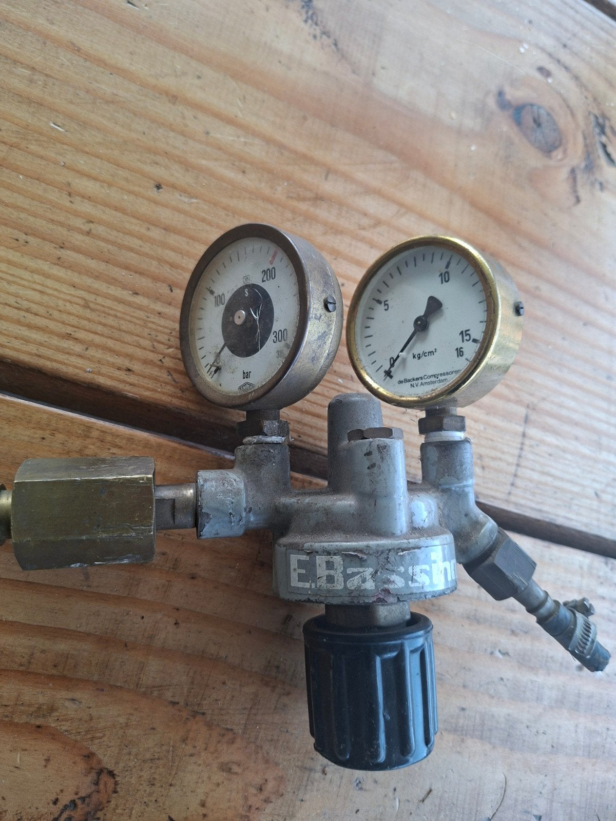 Reduceerventiel Argon/CO2 met manometers, Doe-het-zelf en Verbouw, Ophalen of Verzenden