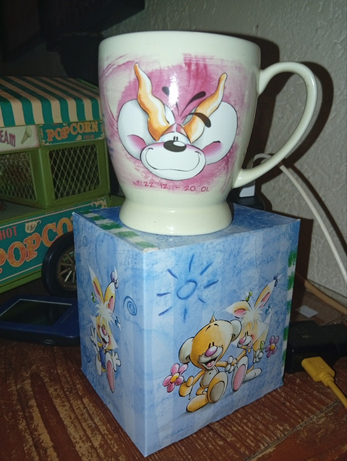 Nieuwe Diddl sterrenbeeld Mok Steenbok inclusief doosje, Ophalen of Verzenden, Diddl, Nieuw, Servies