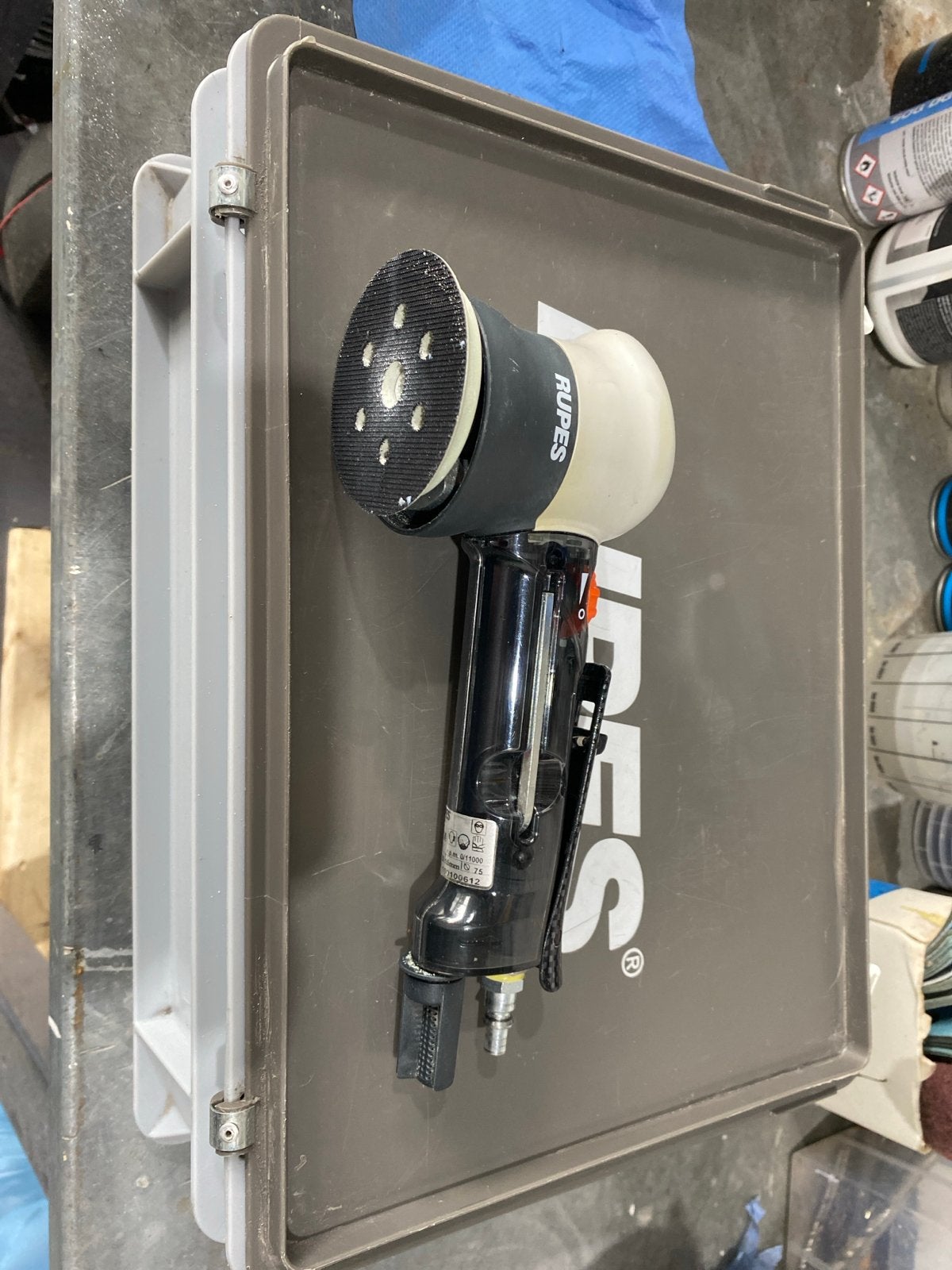 Rupes Big Foot poetsmachine NIEUWE set, Doe-het-zelf en Verbouw, Gereedschap | Schuurmachines, Verzenden, Nieuw, Minder dan 600 watt